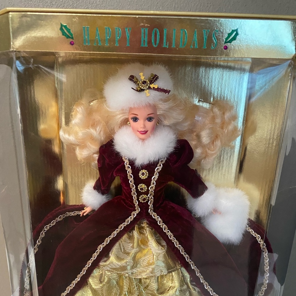 Happy holidays doll